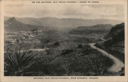 National Old Trails Highway, near Kingman Arizona Postcard Postcard Postcard