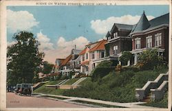 Scene on Water Street Postcard