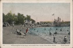 Swimming Pool as the Royal Ambassador Boy's Camp Postcard