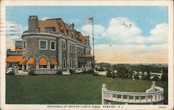 Residence of Arthur Curtis James Newport, RI Postcard Postcard Postcard