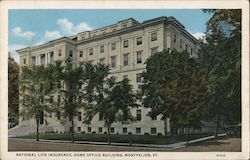 National Life Insurance Company, Home Office Building Postcard
