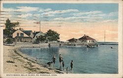 South Beach, Belle Island, So. Postcard