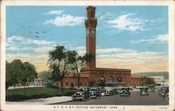 N.Y.N.H & H. Station Waterbury, CT Postcard Postcard Postcard