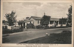 Walter Reed General Hospital, Receiving Ward, Main Entrance, Takoma Park Washington, DC Washington DC Postcard Postcard Postcard
