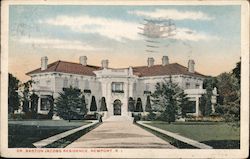 Dr. Barton Jacobs Residence Postcard