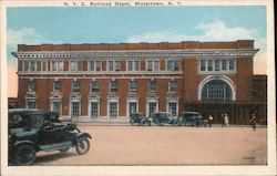 N. Y. C. Railroad Depot Postcard
