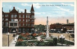 The Plaza, Court Square Postcard