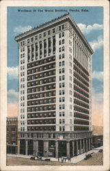 Woodsman of the World Building Postcard