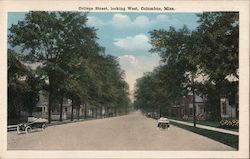 College Street, Looking West Postcard