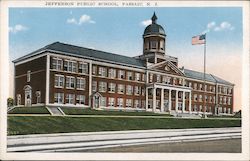Jefferson Public School Passaic, NJ Postcard Postcard 