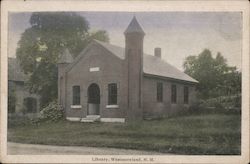 View of Library Building Postcard