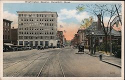 Washington Square Haverhill, MA Postcard Postcard Postcard