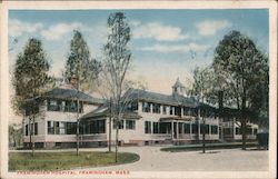 Framingham Hospital Postcard