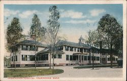 Framingham Hospital Massachusetts Postcard Postcard Postcard