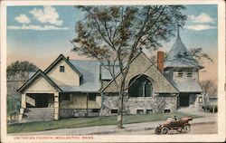 Unitarian Church Wollaston, MA Postcard Postcard Postcard