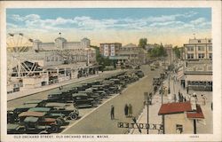 Old Orchard Street Old Orchard Beach, ME Postcard Postcard Postcard