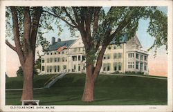 Old Folks Home Bath, ME Postcard Postcard Postcard