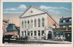 East India Marine Hall; Peabodt Museum Salem, MA Postcard Postcard Postcard