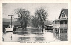 Flood Scene Postcard