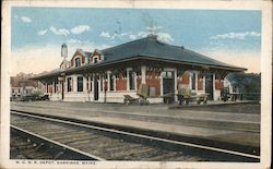 M.C.R.R. Depot Postcard