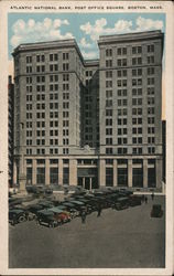 Atlantic National Bank, Post Office Square Boston, MA Postcard Postcard Postcard