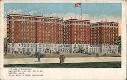 The Myles Standish, Beacon St. and Bay State Rd. Henderson & Ross, Managers Postcard