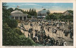 Children's Playground, Golden Gate Park Postcard