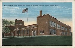 Stocking Street School and School for Crippled Children Grand Rapids, MI Postcard Postcard Postcard