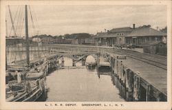 L.I.R.R. Depot Postcard