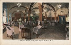 Lafayette Room, Lafayette Hotel Buffalo, NY Postcard Postcard Postcard