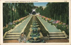 Harold Lloyd's Home, Westwood Hills Postcard
