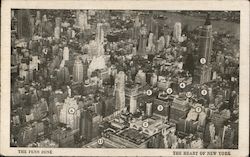 The Penn Zone, The Heart of New York Postcard