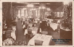 Hotel Blackhawk, Main Dining Room Postcard