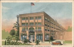 Hotel Park Vista, 622 South Alvarado Street Postcard