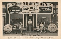 Mr. Hill and His Store Postcard