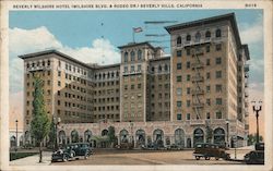 Beverly Wilshire Hotel (Wilshire Blvd. & Rodeo Dr.) Postcard