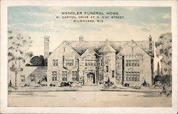 Wendler Funeral Home Postcard