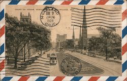 Court of Honor, Wisconsin, Ave. Postcard