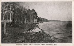 Shawano County Park, Shawano Lake Wisconsin Postcard Postcard Postcard