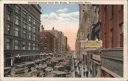 Nicollet Avenue From 8th Street Minneapolis, MN Postcard Postcard Postcard