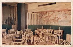 Zebra Room at the Town House Postcard