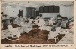 Childs Shoppers' Rest Room Postcard