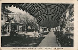 Hotel Maryland, Bungalow Court Postcard