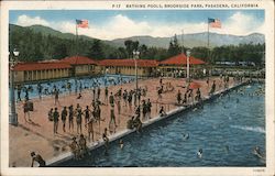 Bathing Pools, Brookside Park Postcard