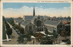 First Methodist Church Postcard