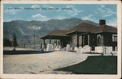 Club House, Pasadena Golf Club Postcard