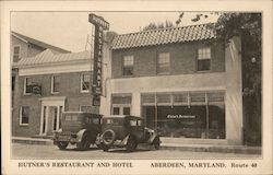 Hutner's Restaurant and Hotel Postcard