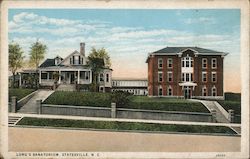 Long's Sanatorium Statesville, NC Postcard Postcard Postcard