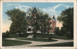 East Hall, Northfield Seminary East Northfield, MA Postcard Postcard Postcard