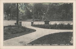 North Entrance Highland Common Postcard